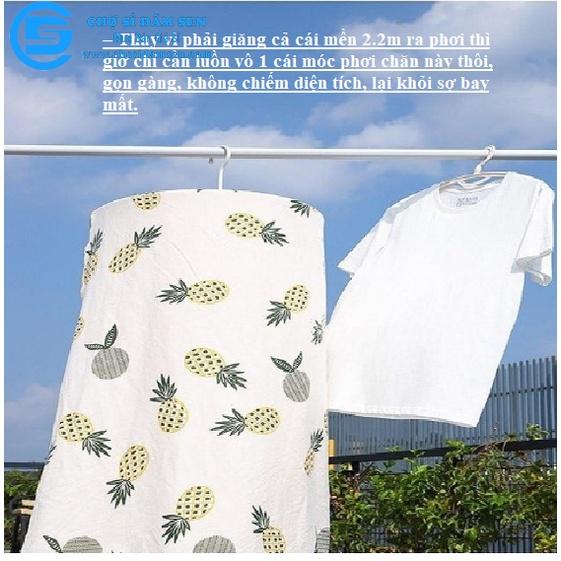 Móc treo đồ hình xoắn ốc siêu tiện dụng, Móc phơi chăn mền đa năng, tiết kiệm thời gian, không gian