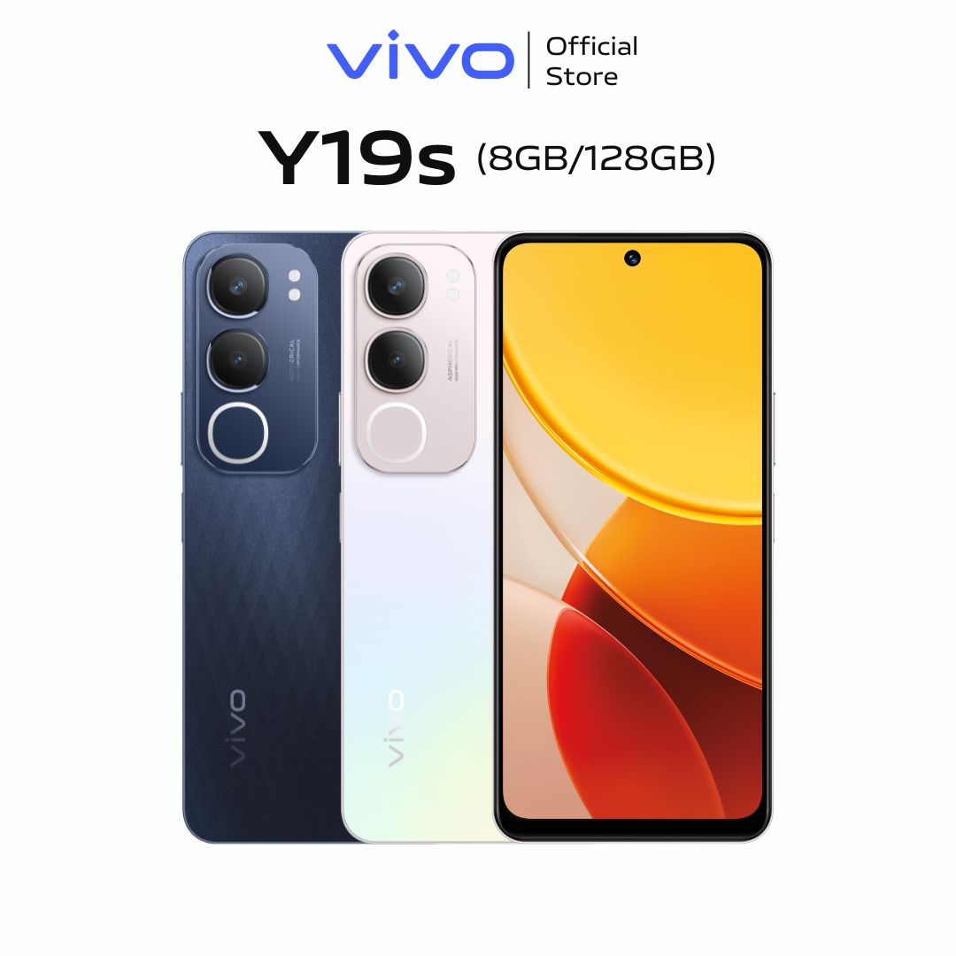 [MỚI] Điện thoại vivo Y19s (8GB+128GB) - 1 Đổi 1 trong tháng đầu tiên - Bảo hành chính hãng 12 tháng - Hàng Chính Hãng