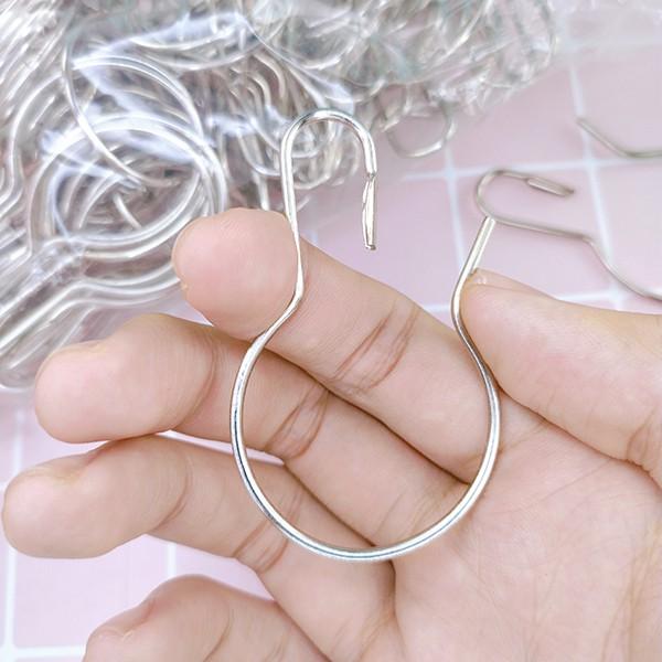 Combo 100 móc treo hàng hóa kim loại tiện dụng