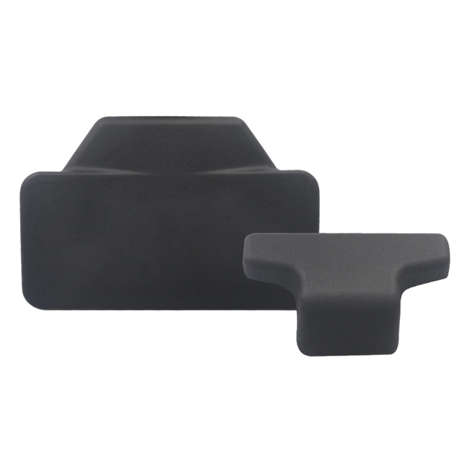 Motorcycle Rear Saddlebag Trunk Pad Cushion Accessories Easily Install Black