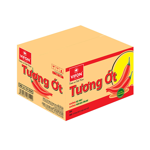 Thùng 24 Tương Ớt VIFON (560g / Chai)