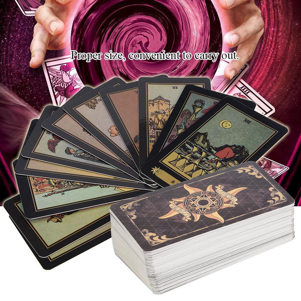 78pcs Tarot Cards Chinese and English Version Board Games
