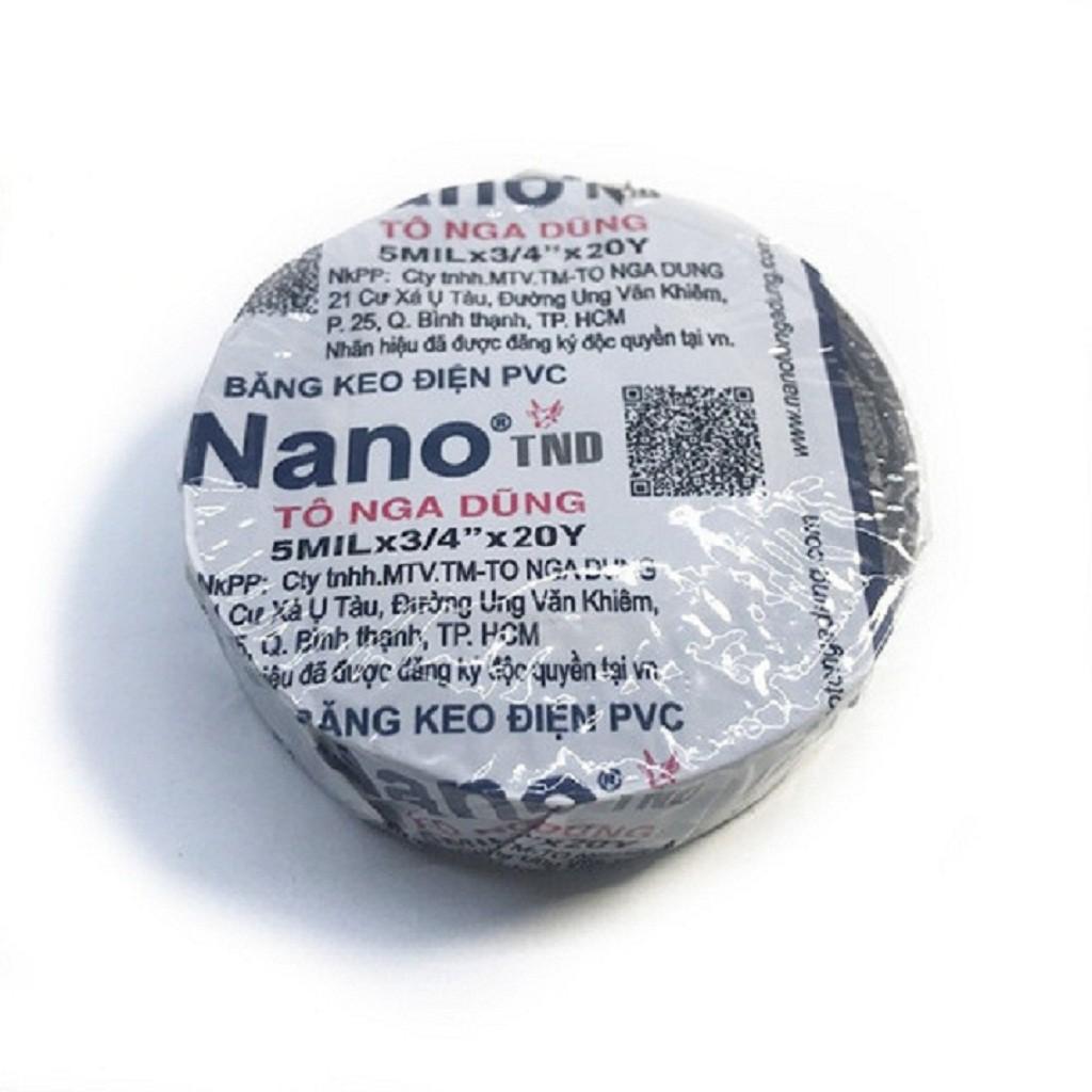 BĂNG KEO ĐIỆN NANO TO NGA DŨNG 20Y NHIỀU MÀU