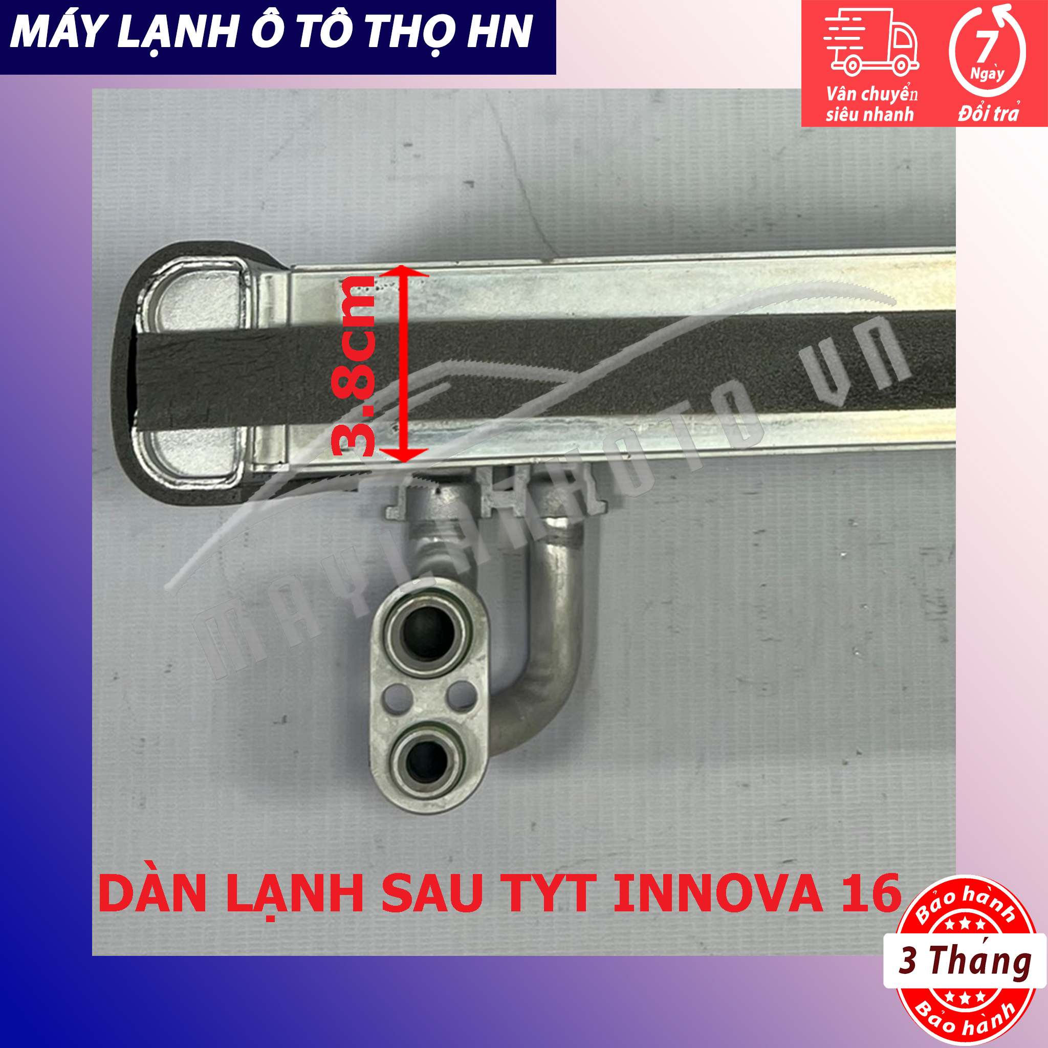 Dàn lạnh Toyota Innova - Fortuner 2016 2017 2018 Hàng Thái Lan/Hàn Quốc 16 17 18
