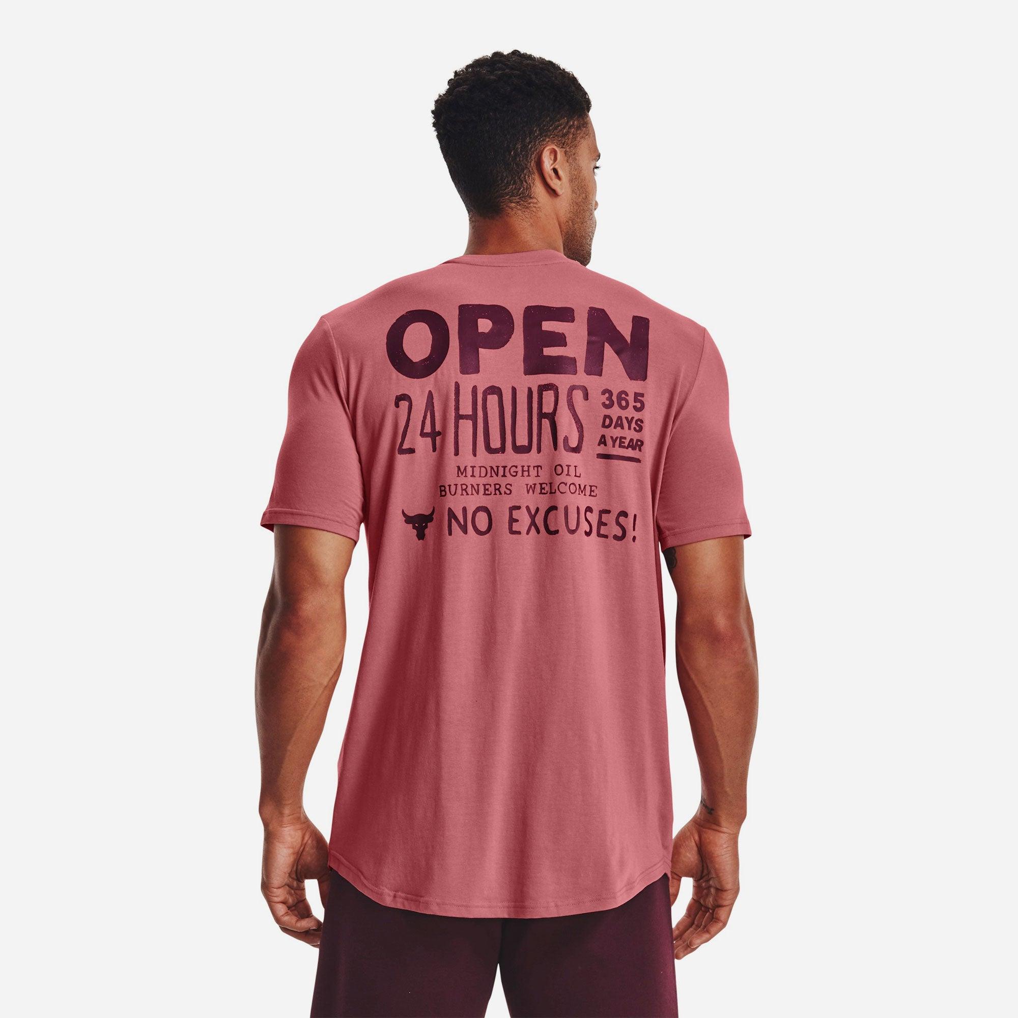 Áo thun thể thao nam Under Armour Pjt Rock Open 24 Hours - 1374846-600