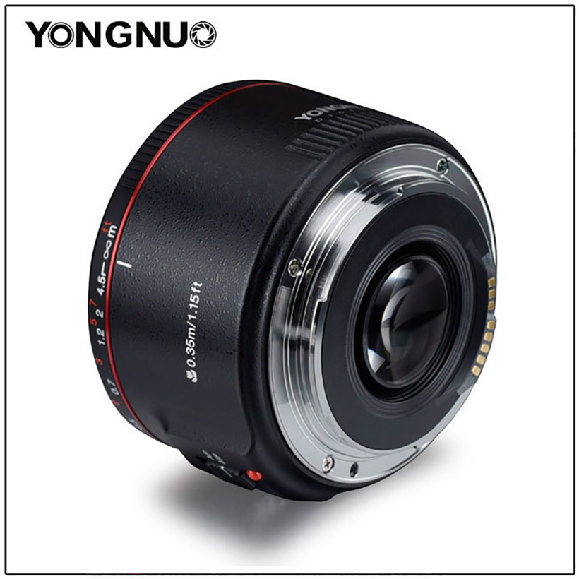 Ống kính Yongnuo 50 F1.8 II cho Canon + Lens Hood + Bộ Vệ Sinh Máy (Hàng Nhập Khẩu)