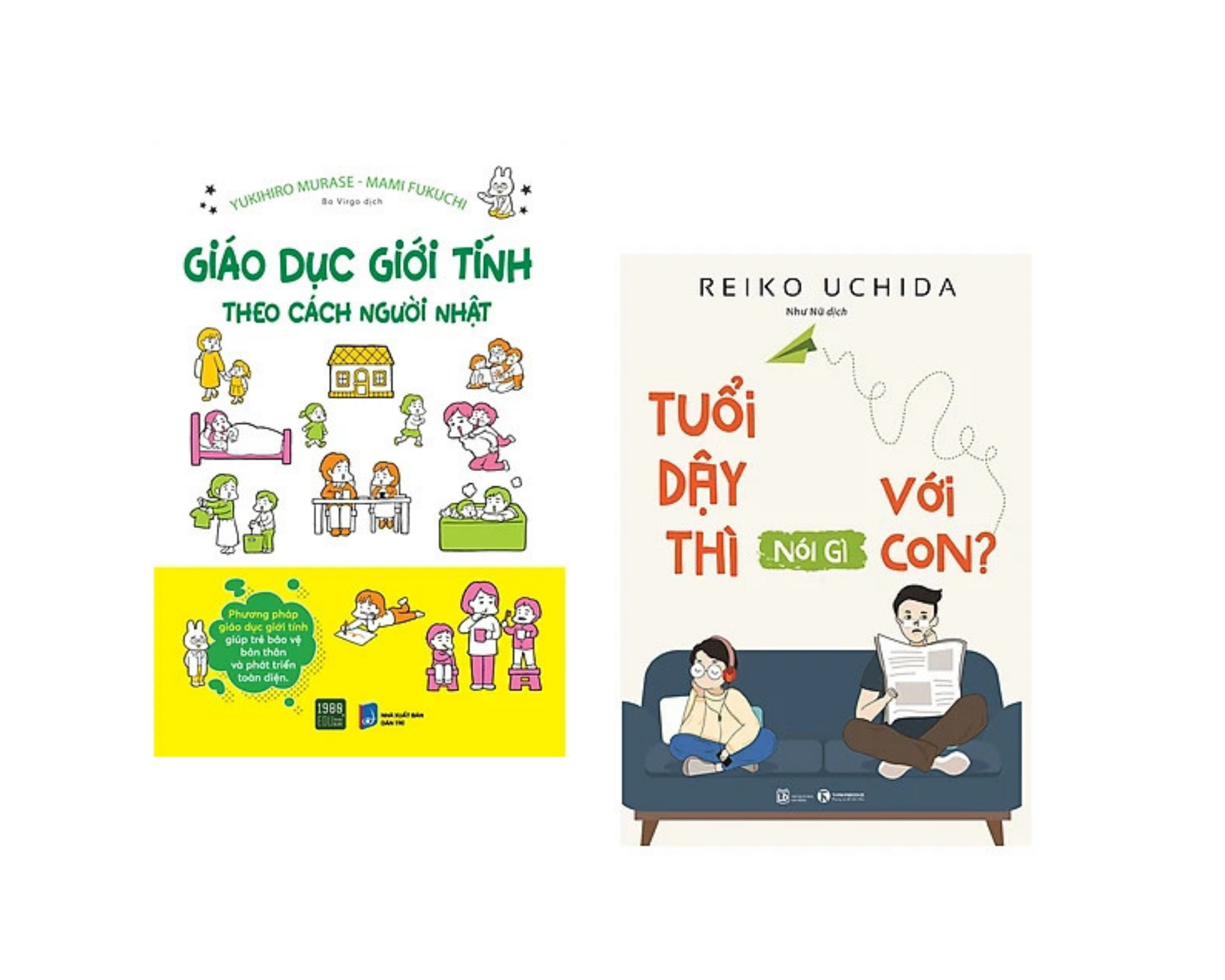 Combo 2Q Giáo Dục Con Trẻ: Tuổi Dậy Thì Nói Gì Với Con? + Giáo Dục Giới Tính Theo Cách Người Nhật