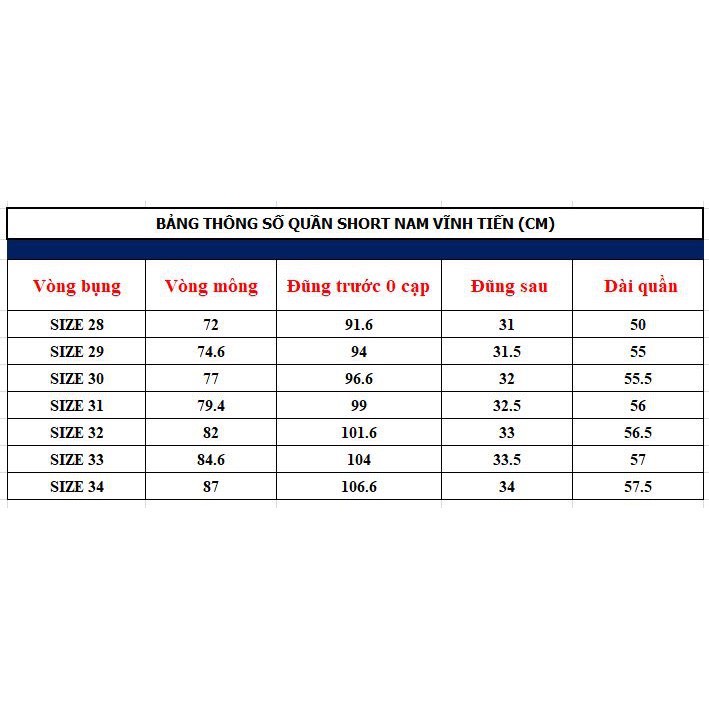 Quần Shorts Classic Vĩnh Tiến 335 - HG2-B008