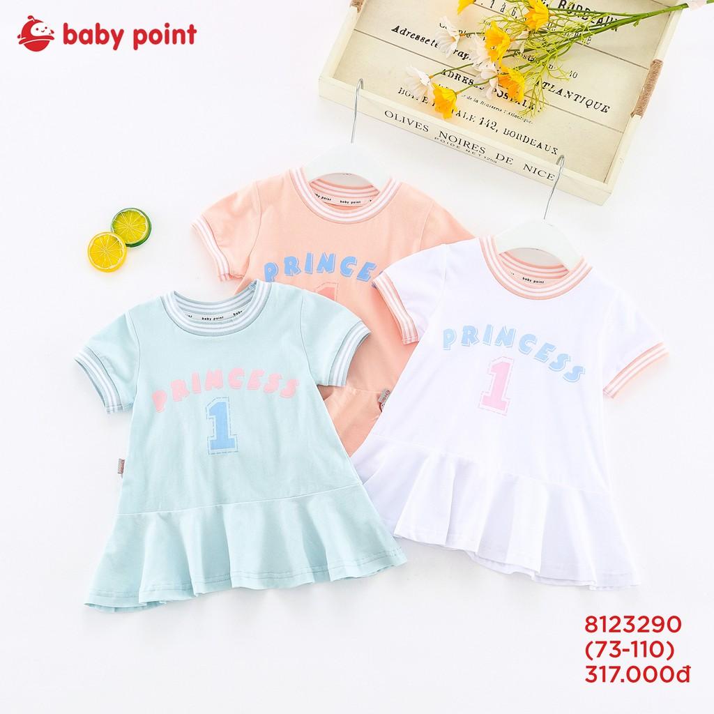 Đầm Cộc Tay Cho Bé Gái Chất Liệu Cotton