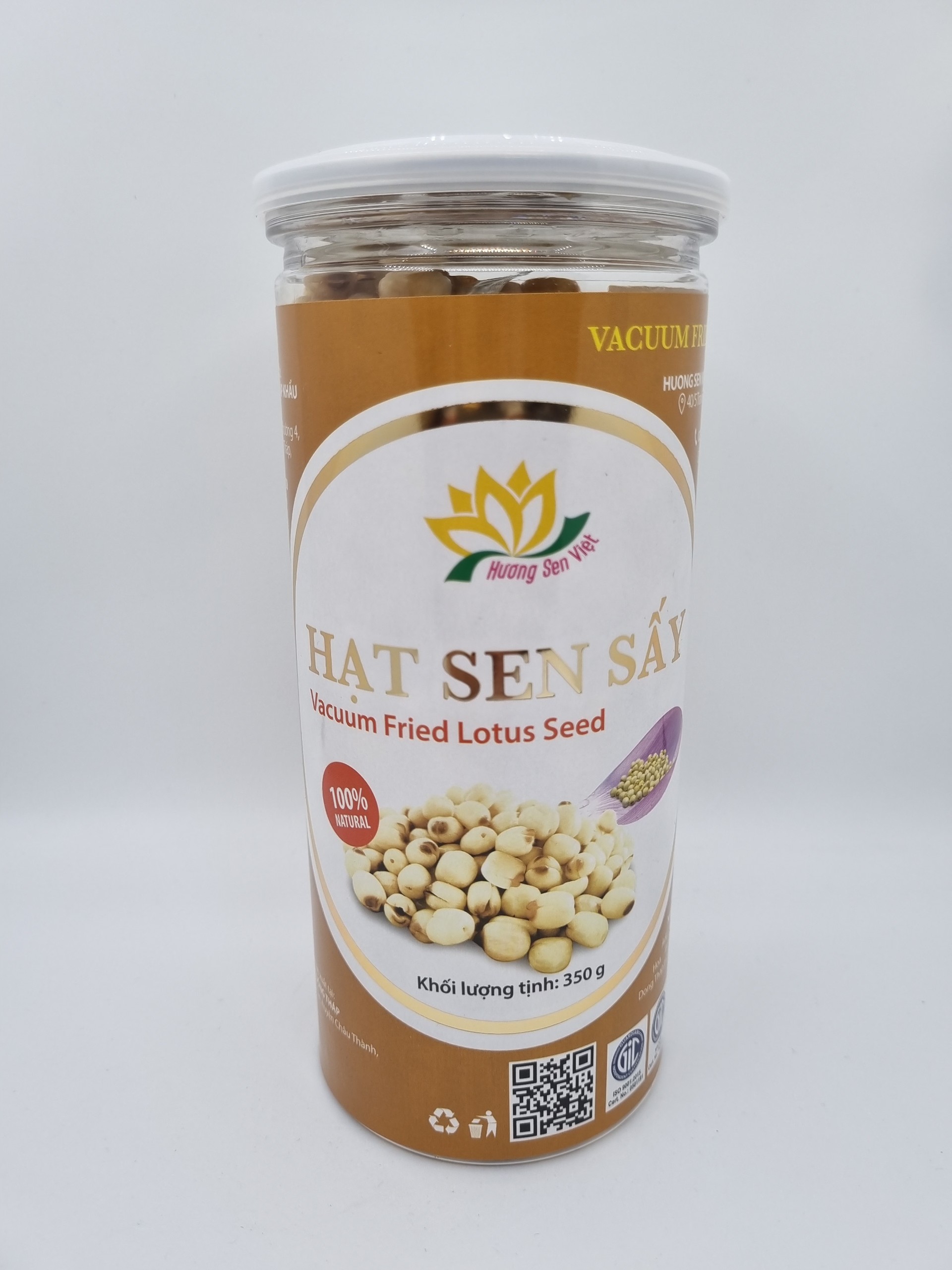 HẠT SEN SẤY HŨ 350G - HƯƠNG SEN VIỆT