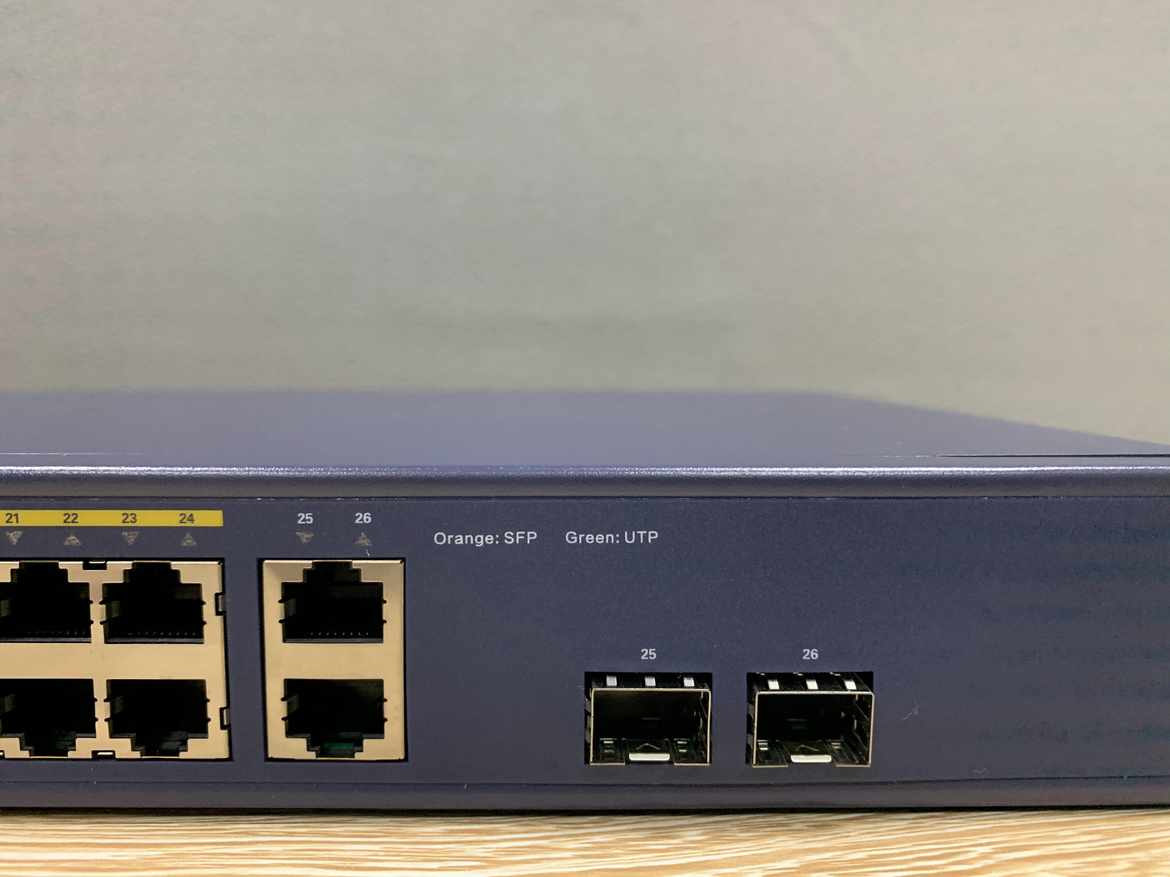 Switch PoE 24 cổng PoE x 2 cổng GE x 2 cổng SFP combo Uplink Acorid LS1724P2C-250W- Hàng nhập khẩu