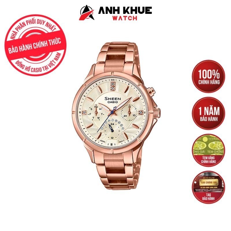 Đồng hồ Casio Nữ Sheen SHE-3047PG-9AUDR