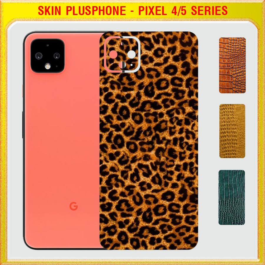 Dán Skin mặt sau cho Google Pixel 4, 4 XL , 4a, 4a 5G, Pixel 5, 5a 5G vân da cá sấu, da báo