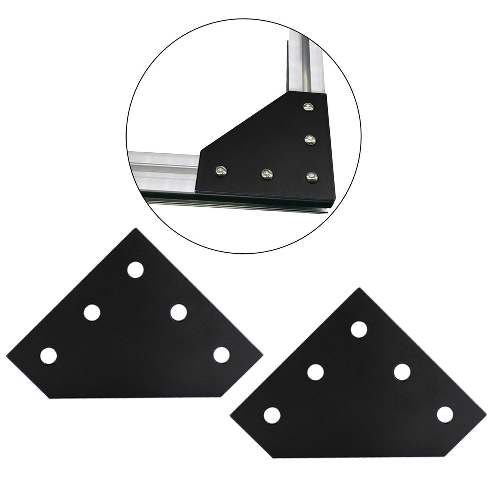 2x 5 Hole Joint Board Plate Joining Plate Bracket for 3D Printer Accessories
