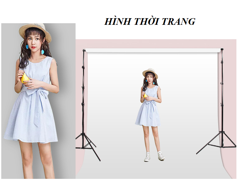 Khung Treo Phông Nền BackDrop Studio Easy Xếp Gọn 2,6x3m