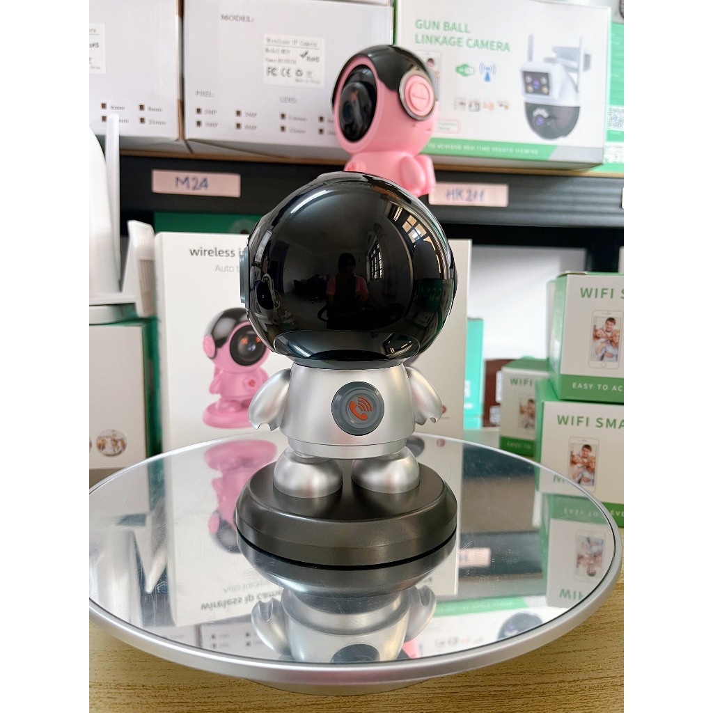 Camera WIFI iCam ROBOT PHI HÀNH GIA A5 - Thiết Kế Mới - Có Tính Năng Nghe Gọi Trực Tiếp - Hàng nhập khẩu