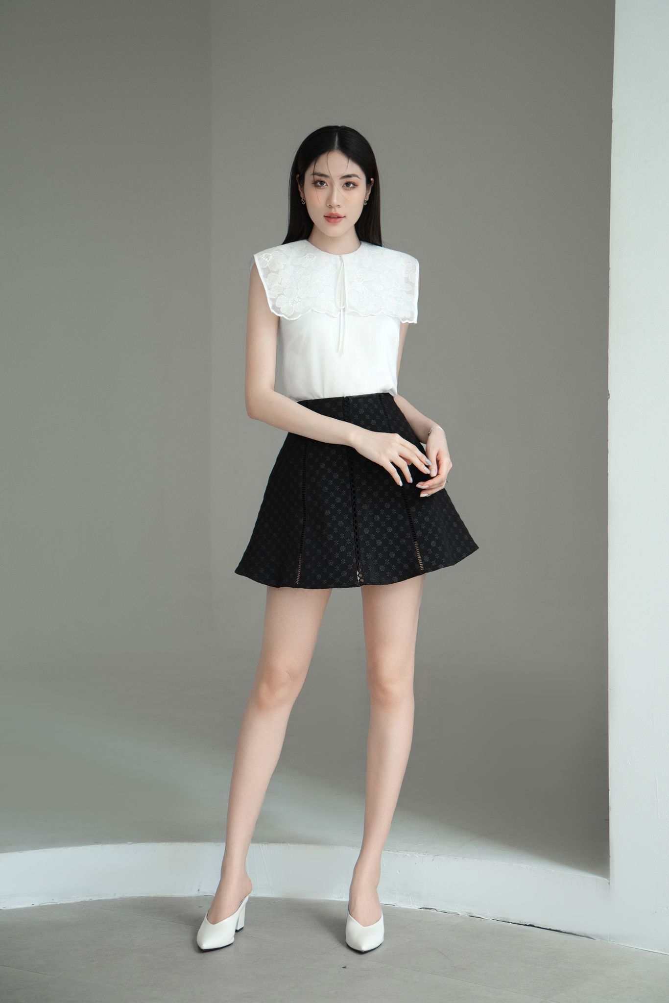 OLV - Chân váy Davina Black Skirt