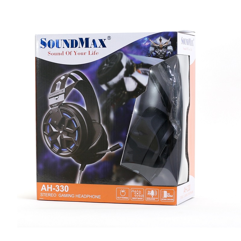 Tai nghe Gaming chụp tai Soundmax AH330 2m - hàng chính hãng