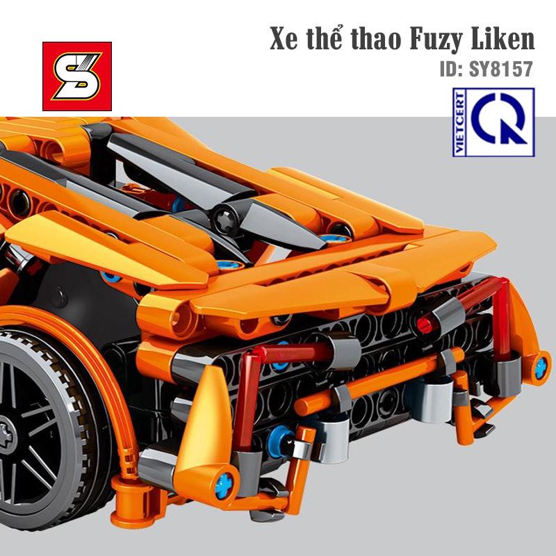 Đồ chơi lắp ráp Xe thể thao Fuzy Liken - SY BLOCK SY8157 _ 469 chi tiết