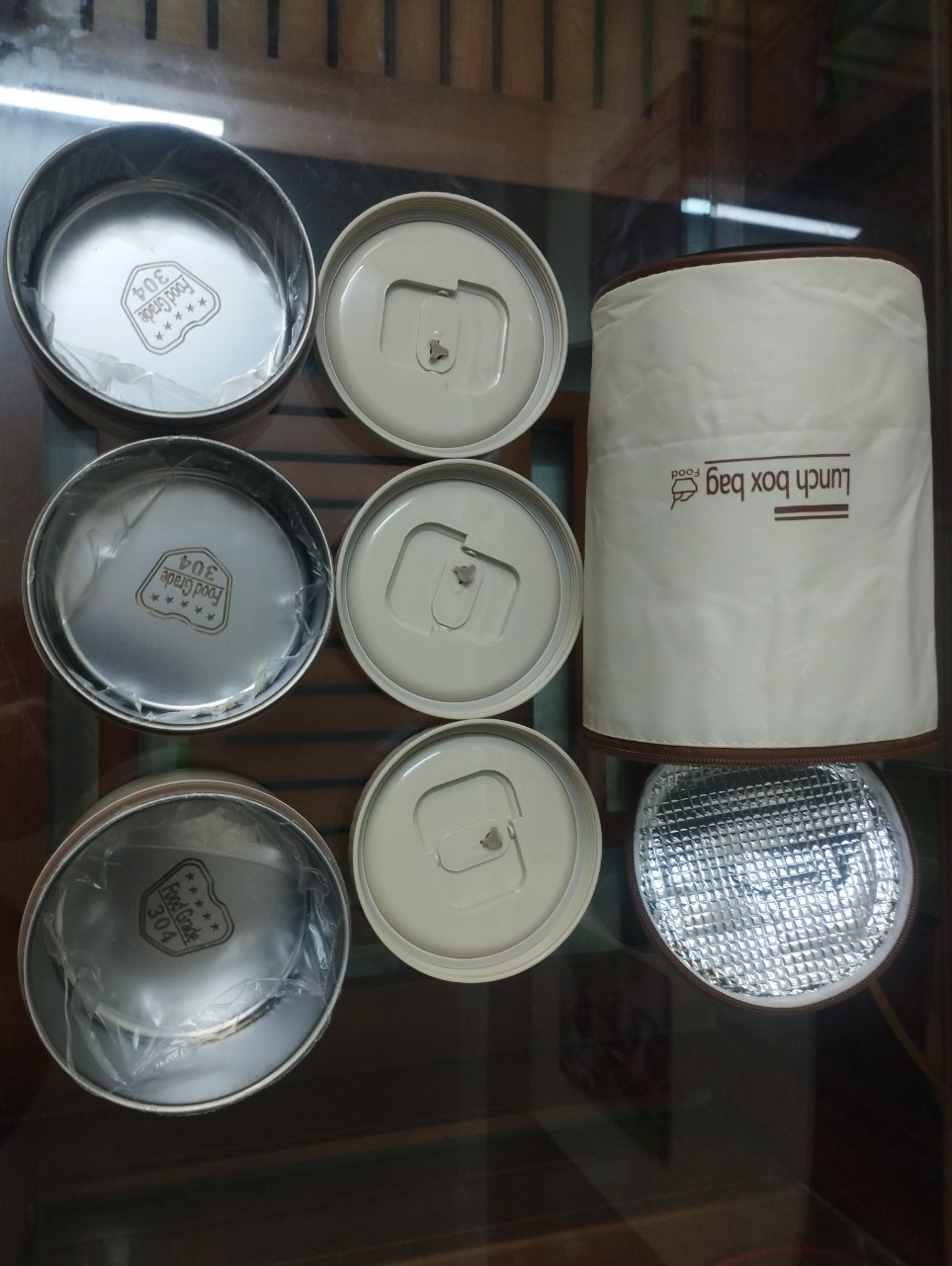 HỘP ĐỰNG CƠM GIỮ NHIỆT, HỘP CƠM INOX 3 TẦNG CAO CẤP KÈM TÚI ĐỰNG + HỘP ĐŨA MUỖNG - HÀNG CHÍNH HÃNG