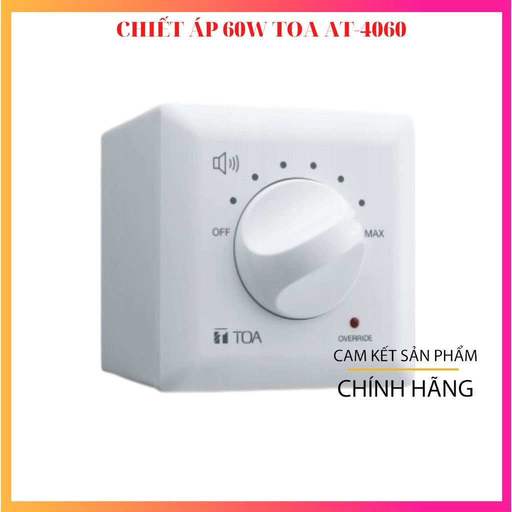 Chiết áp điều chỉnh âm lượng 60W TOA AT-4060 - Hàng Chính Hãng