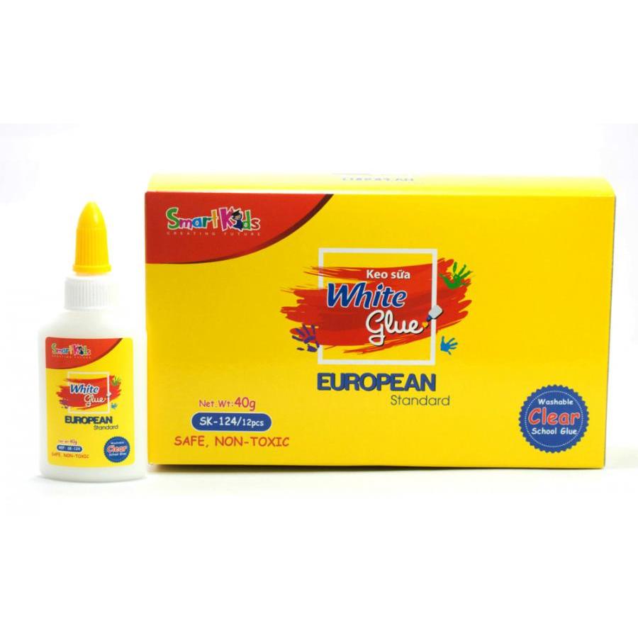 Lốc 12 Chai Keo Sữa 40ml Smartkids