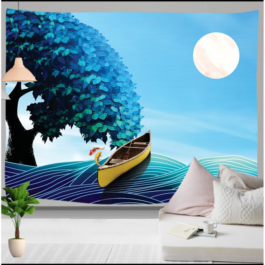 - Thảm treo tường/ Vải treo tường decor/ Khăn trải sofa/ Khăn trải bàn