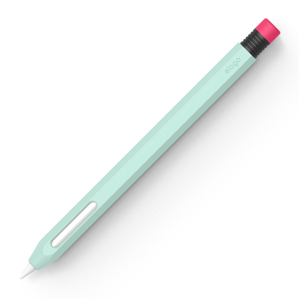 Bao Elago Silicone Dành Cho Apple Pencil 2, Kiểu Dáng Bút Chì, Chống Bẩn, Chống Trầy,Sạc Không Cần Tháo - Hàng Chính Hãng