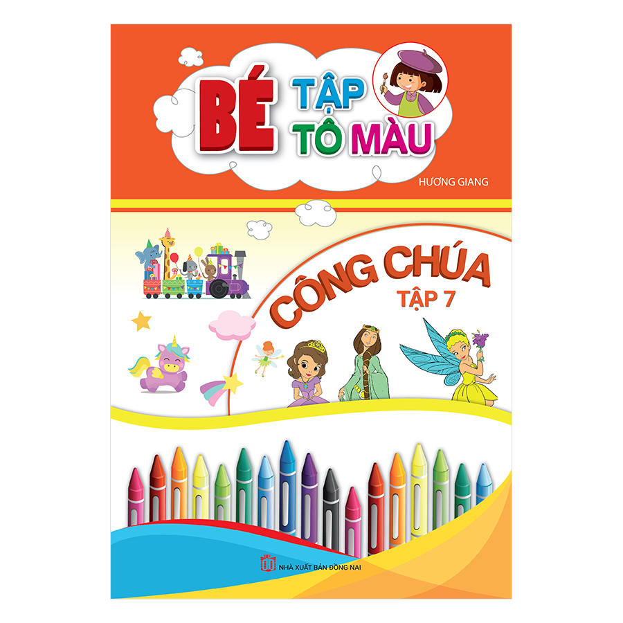 Bé Tập Tô Màu Công Chúa