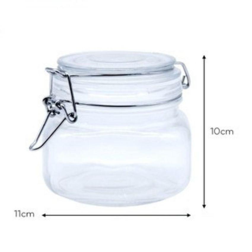 Hũ thủy tinh Nắp Cài  dung tích 500ml-750ml-1000ml, hộp đựng thực phẩm, gia vị cao cấp