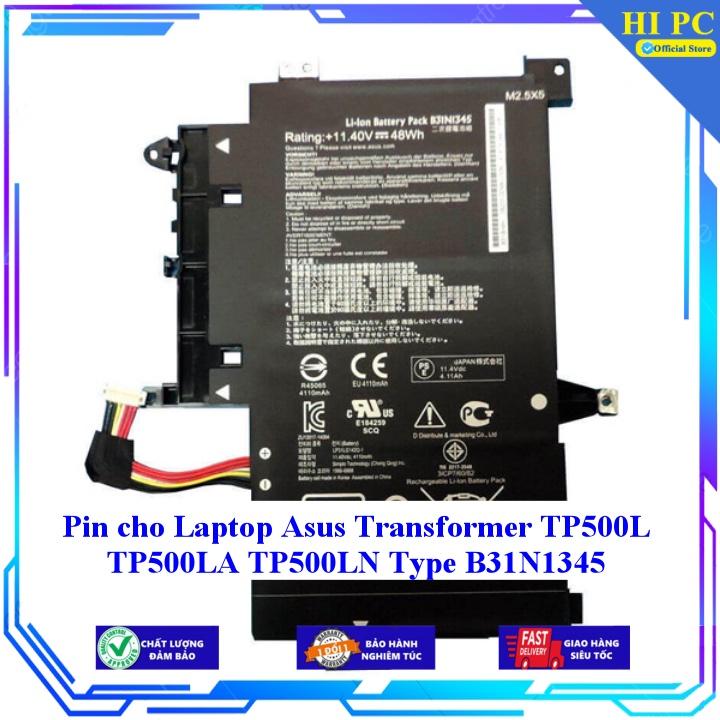 Pin cho Laptop Asus Transformer TP500L TP500LA TP500LN Type B31N1345 - Hàng Nhập Khẩu