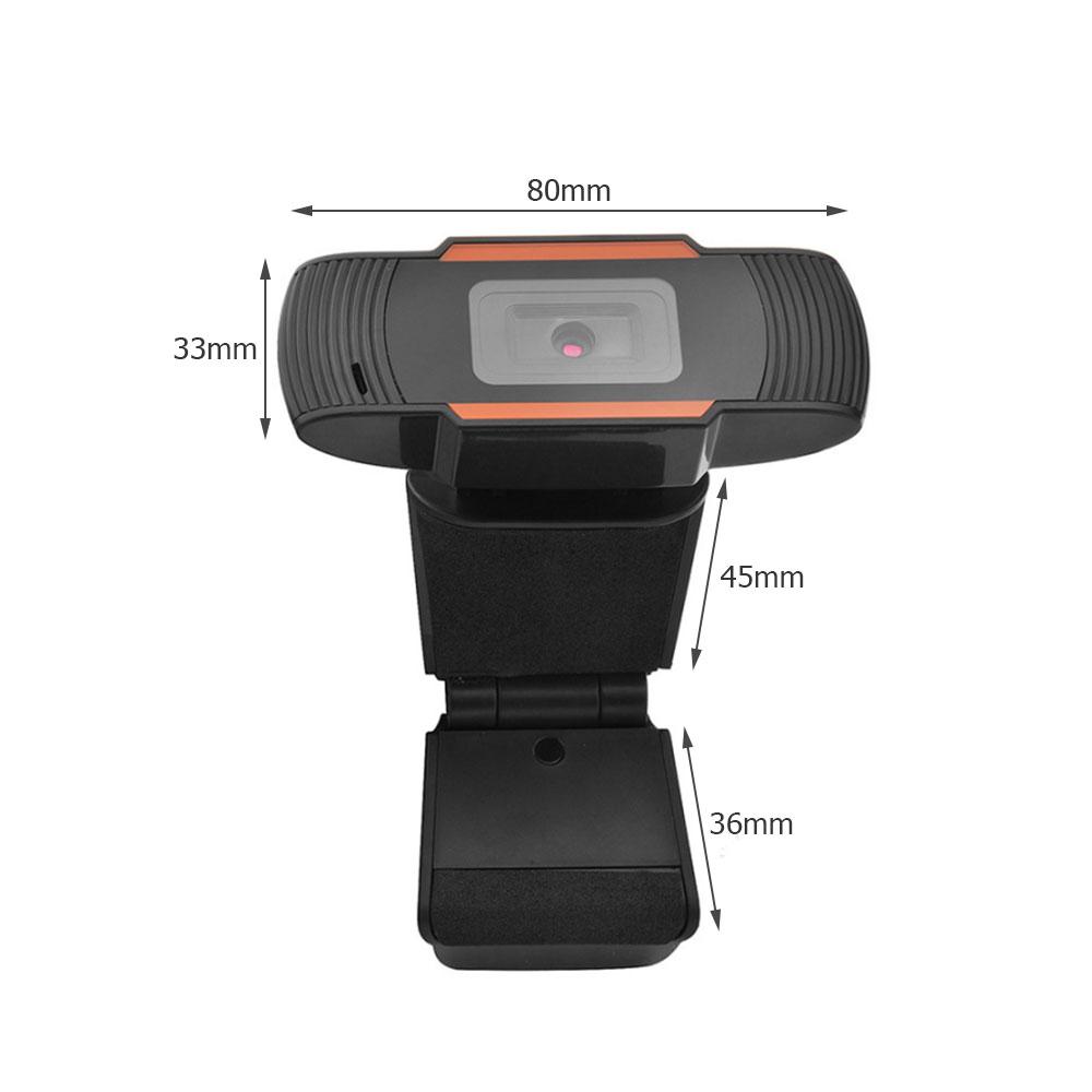 Webcam 480p HD Web Camera Plug and Play với Micrô gắn liền để ghi âm cuộc họp trực tuyến