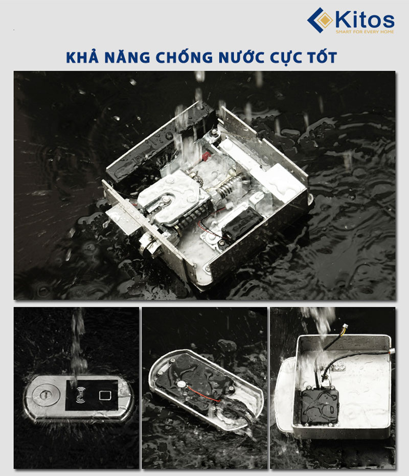 Khóa thông minh Kitos KT-DL02 Pro vân tay 2 chiều