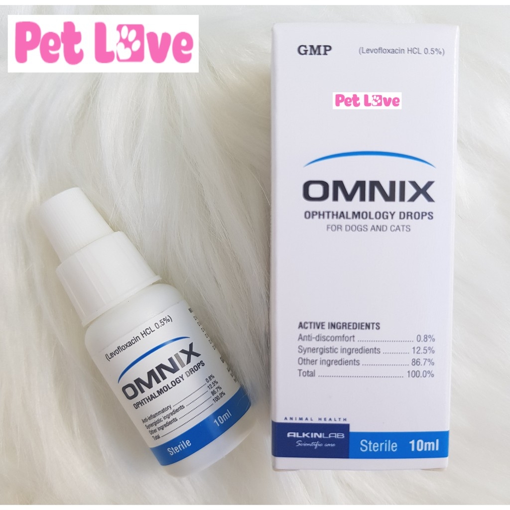 THUỐC NHỎ MẮT CHÓ MÈO OMNIX