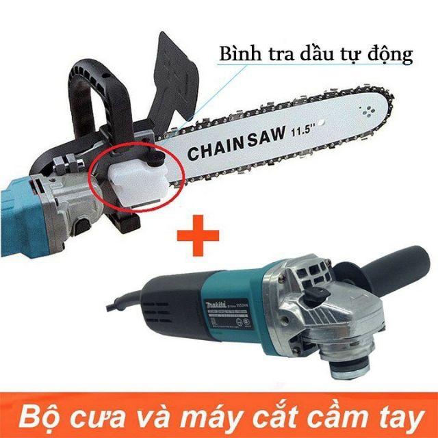 BỘ LƯỠI CƯA XÍCH GẮN MÁY MÀI 12'' CÓ BÌNH XĂNG CON