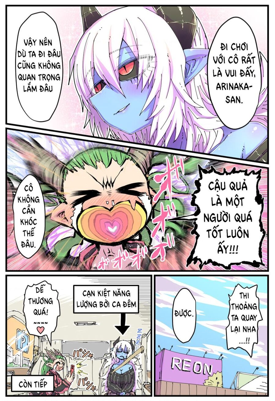 cô nàng nhân viên da xanh ở cửa hàng tiện lợi và bạn của cô ấy chapter 7 3