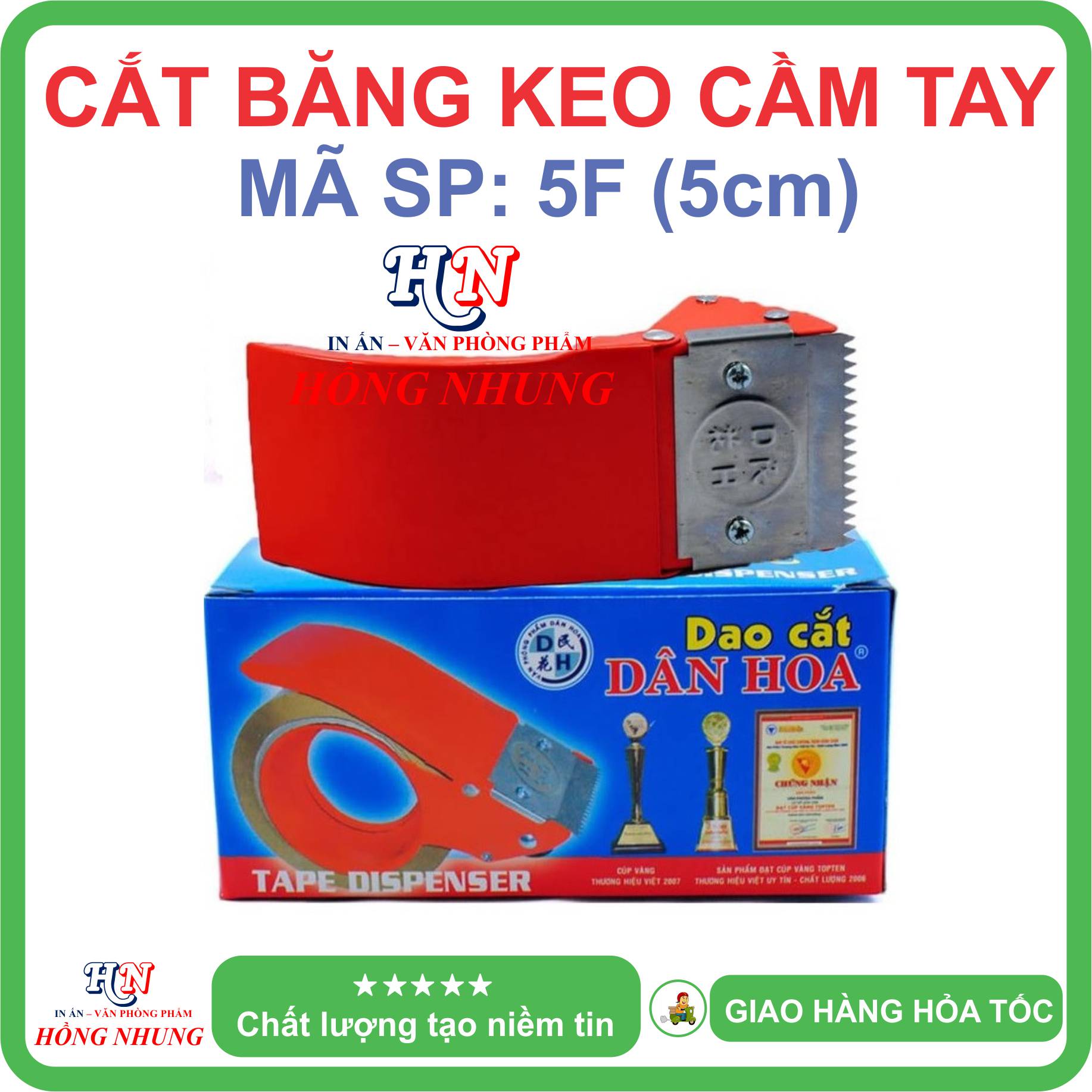 Đồ Cắt Băng Keo Cầm Tay Sắt 5F/ 6F Dụng Cụ Cắt Băng Keo tiện lợi