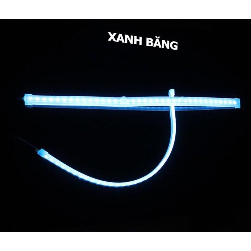 2 Dây Led Đèn Mí Ô Tô Tích Hợp Xi Nhan Đuổi 30cm 45cm 60cm