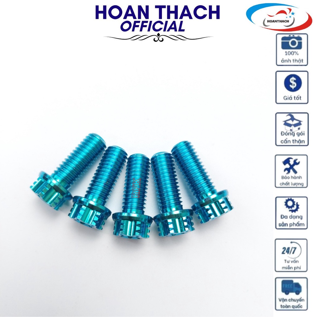 Ốc 8L15 Titan Lục Bảo Đầu Salaya dùng cho nhiều dòng xe SP017507(giá bán 1 con)