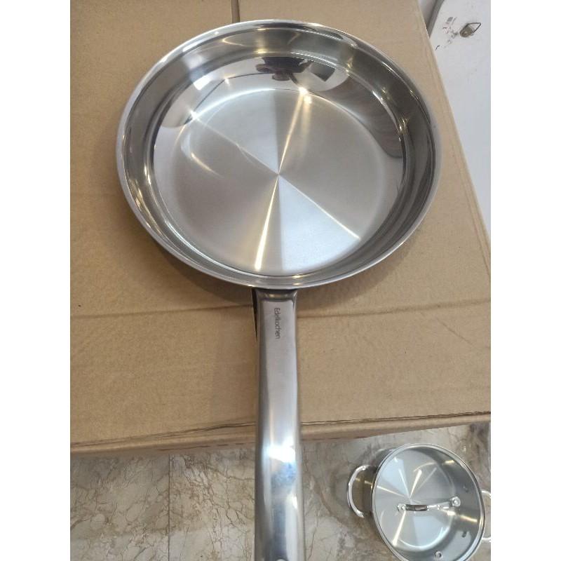 chảo 28cm inox 304 3ply châu âu