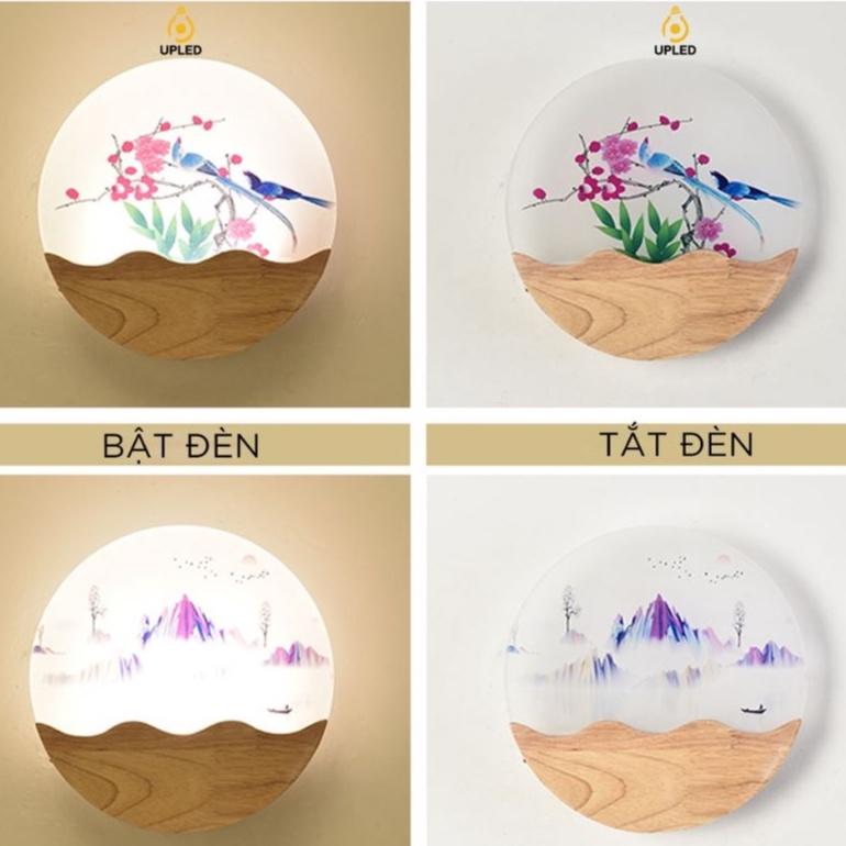 Đèn tranh LED 3D- đèn tường - đèn cầu thang đĩa LED VSLIGHT hiện đại