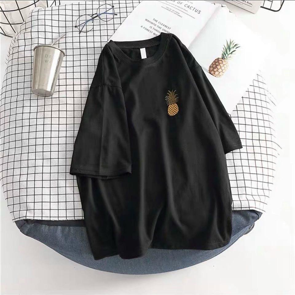 Áo thun Tay Lỡ Nam Nữ From Rộng Unisex hình in trái thơm