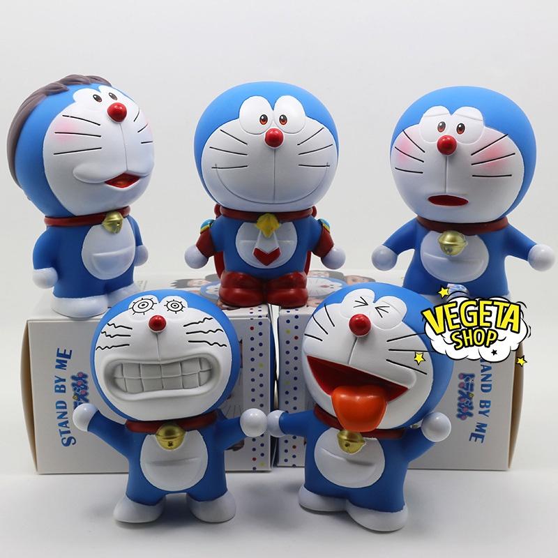 Mô hình mèo ú Doraemon Doremon Nobita đa sắc thái trang trí nhà cửa, bàn làm việc bàn học, tủ sách, taplo ô tô, quà tặng