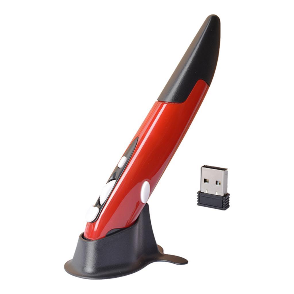 Chuột Quang Không Dây 2,4 GHz Chuột Nhận USB Máy Tính Xách Tay Vẽ Viết