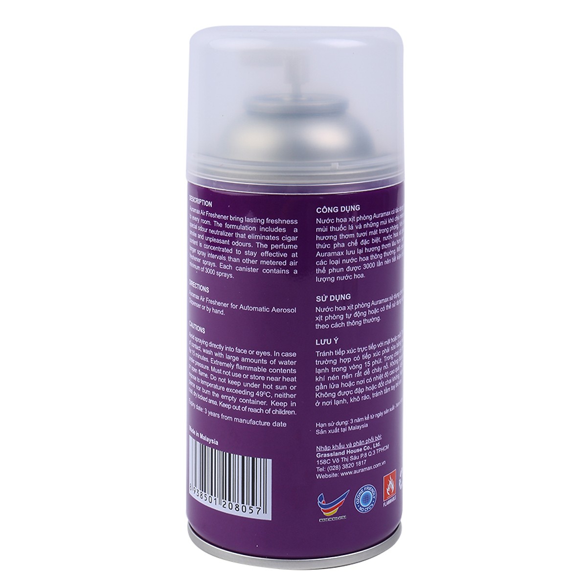 Nước hoa xịt phòng Auramax 300ml hương Morning mist (Sương ban mai)