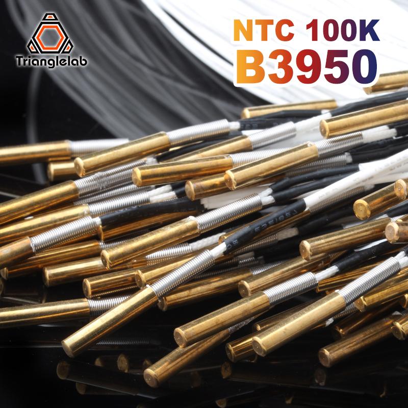 Cảm biến hộp mực nhiệt điện trở Trianglelab NTC 100K ohm B3950 Nhiệt độ cao 280oC cho máy in 3D khối tản nhiệt v6 PT100 V6