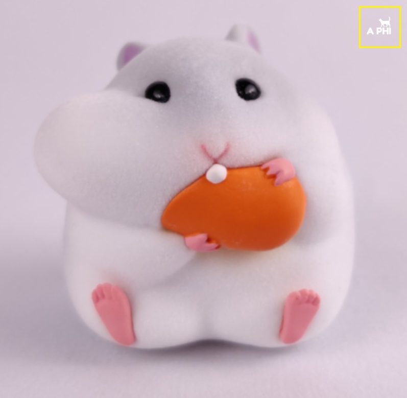 Mô hình chuột Hamster bằng nhựa xinh xắn đáng yêu để bàn trang trí tiểu cảnh