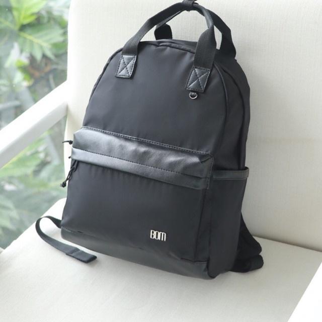 Balo học sinh, sinh viên thời trang unisex với chất dù cao cấp nhẹ bền - BOM