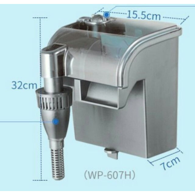 Máy lọc thác hồ cá Sobo WP-607H - bộ lọc treo dành cho bể cá