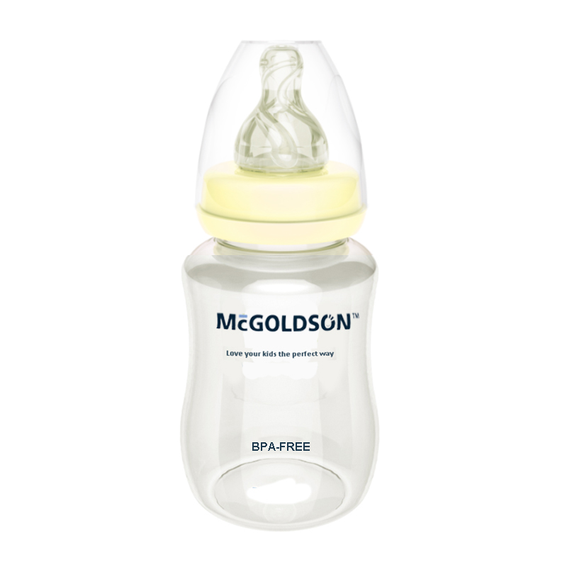 Bình Sữa PP Cổ Hẹp Mcgoldson PP - CH150Y (150ml) - Vàng